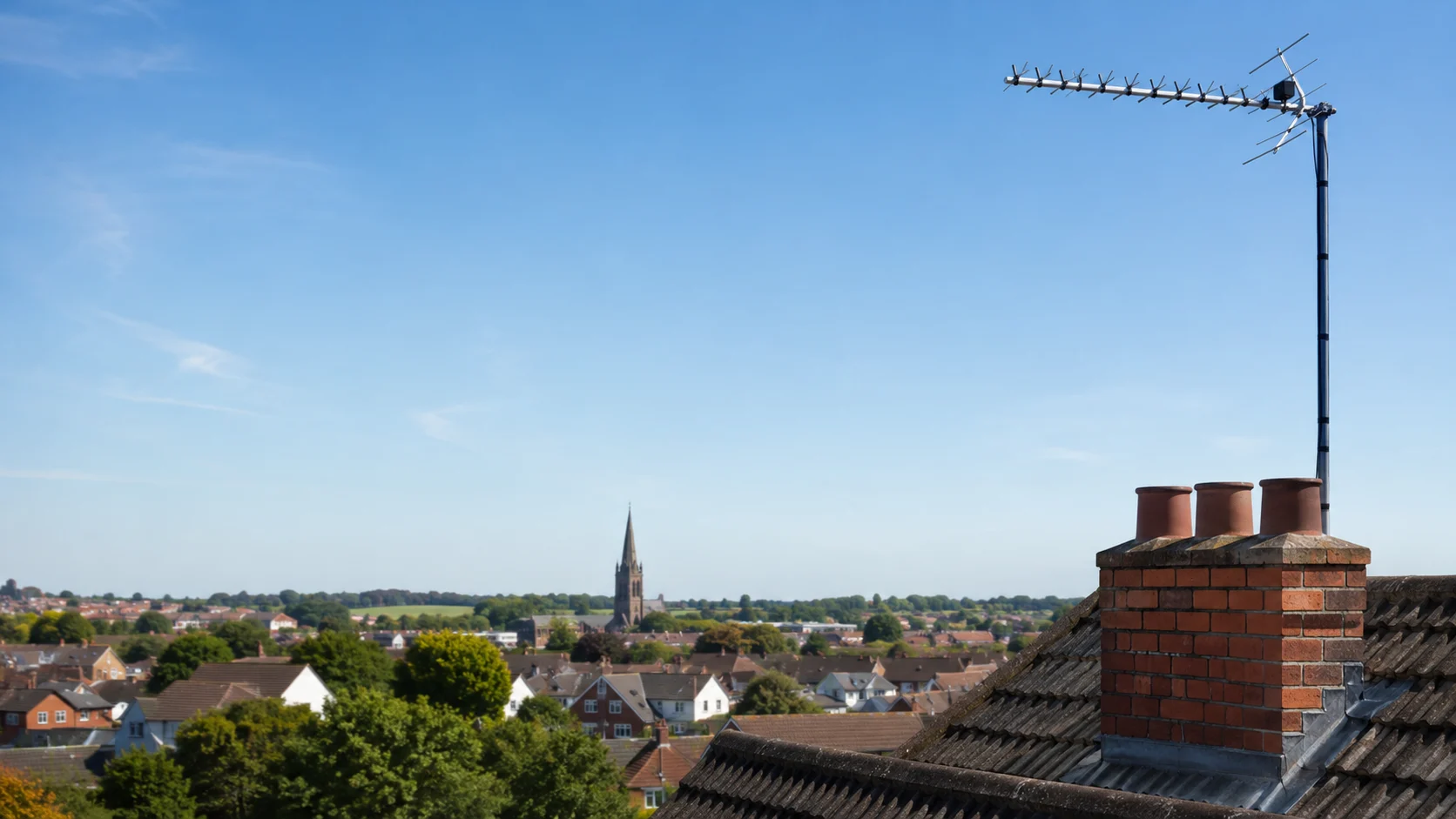 TV aerial installation in Atherstone